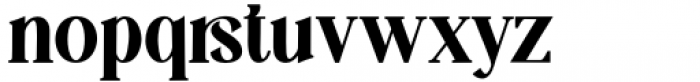 Balgon Serif Bold Font LOWERCASE