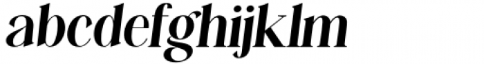 Balgon Serif Oblique Font LOWERCASE