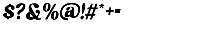 Balige Vintage Italic Font OTHER CHARS