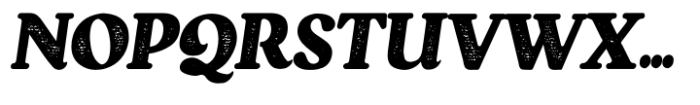 Balige Vintage Italic Font UPPERCASE