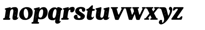 Balige Vintage Italic Font LOWERCASE