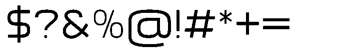 Balikan Light Font OTHER CHARS