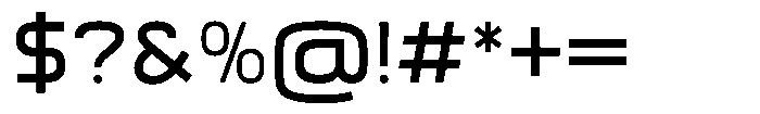 Balikan Medium Font OTHER CHARS