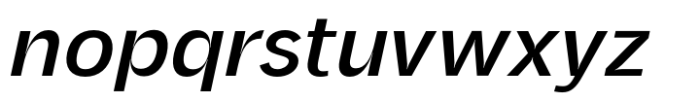 Baline Medium Italic Font LOWERCASE