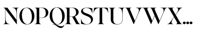 Baliths Serif Expended Font UPPERCASE