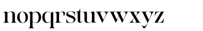 Baliths Serif Expended Font LOWERCASE