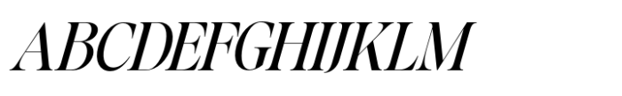 Baliths Serif Italic Condensed Font UPPERCASE