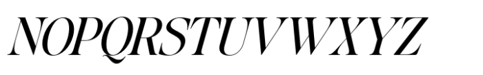 Baliths Serif Italic Condensed Font UPPERCASE