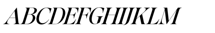 Baliths Serif Italic Expended Font UPPERCASE