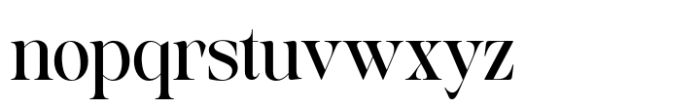 Baliths Serif Regular Font LOWERCASE