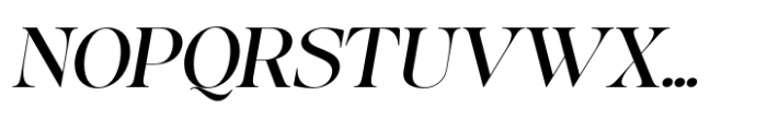 Baliths Serif Slant Expended Font UPPERCASE