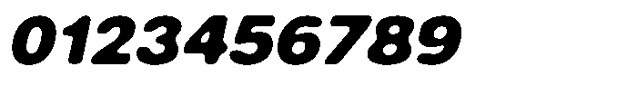 Balium Blur Extra Bold Oblique Font OTHER CHARS