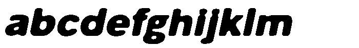 Balium Blur Extra Bold Oblique FONT