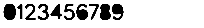 Balium Blur Regular Filled Font OTHER CHARS