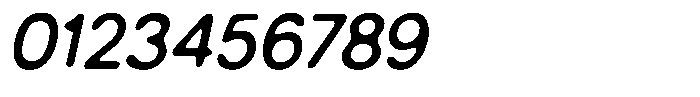 Balium Blur Regular Oblique Font OTHER CHARS