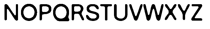 Balium Blur Regular Font UPPERCASE