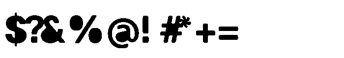 Balium Bold BKF Font OTHER CHARS