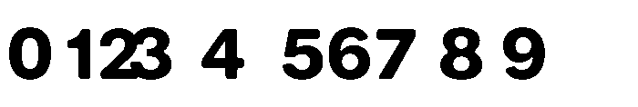 Balium Bold Bad Kerning Font OTHER CHARS