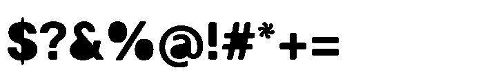 Balium Bold Fill Font OTHER CHARS
