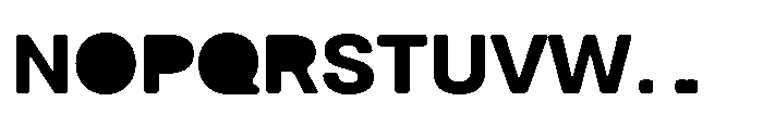Balium Bold Fill Font UPPERCASE
