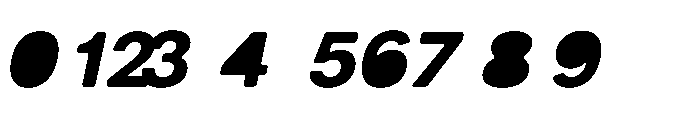 Balium Bold Oblique BKF Font OTHER CHARS