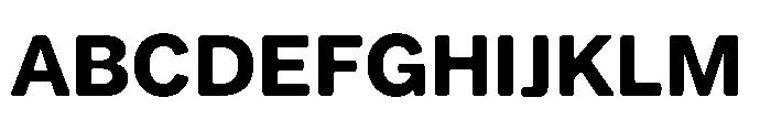 Balium Bold Font UPPERCASE