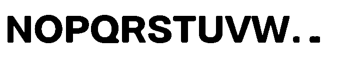 Balium Bold Font UPPERCASE