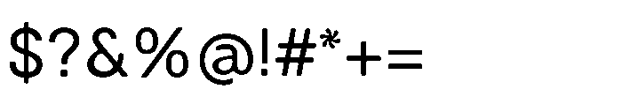 Balium Core Roman Font OTHER CHARS