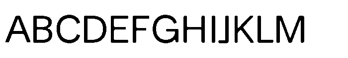 Balium Core Roman Font UPPERCASE
