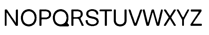 Balium Core Roman Font UPPERCASE