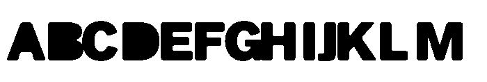 Balium Extra Bold BKF Font UPPERCASE