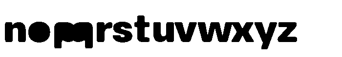 Balium Extra Bold BKF Font LOWERCASE