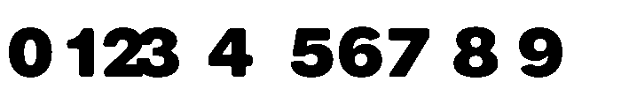 Balium Extra Bold Bad Kerning Font OTHER CHARS