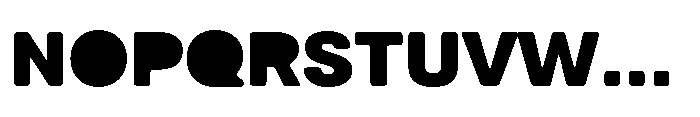 Balium Extra Bold Fill Font UPPERCASE