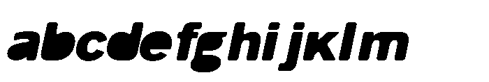 Balium Extra Bold Oblique BKF FONT