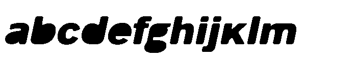 Balium Extra Bold Oblique Fill FONT