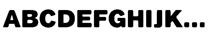 Balium Extra Bold Font UPPERCASE