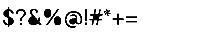 Balium Filled Roman Fill Font OTHER CHARS