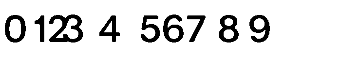 Balium Medium Bad Kerning Font OTHER CHARS