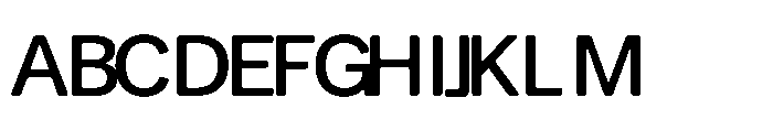 Balium Medium Bad Kerning Font UPPERCASE