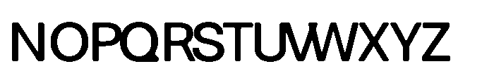 Balium Medium Bad Kerning Font UPPERCASE