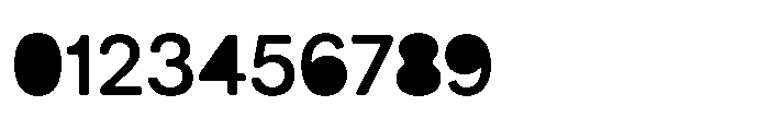 Balium Medium Fill Font OTHER CHARS