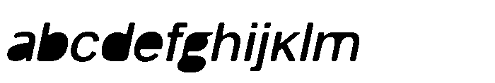 Balium Medium Oblique Fill FONT