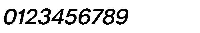 Balium Medium Oblique Font OTHER CHARS