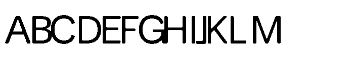 Balium Roman Bad Kerning Font UPPERCASE