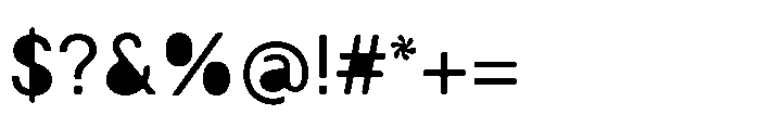 Balium Roman Fill Font OTHER CHARS