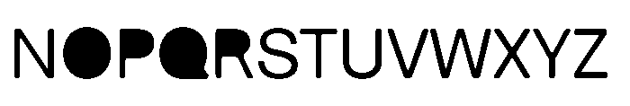Balium Roman Fill Font UPPERCASE