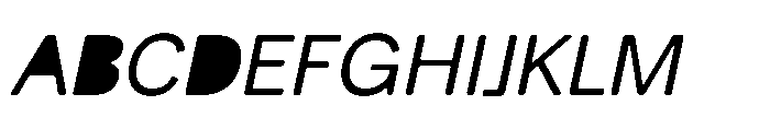 Balium Roman Oblique Fill Font UPPERCASE