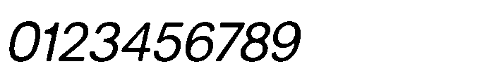 Balium Roman Oblique Font OTHER CHARS
