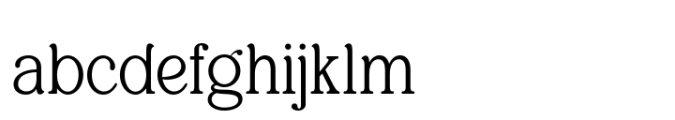 Balivia Normal Font LOWERCASE